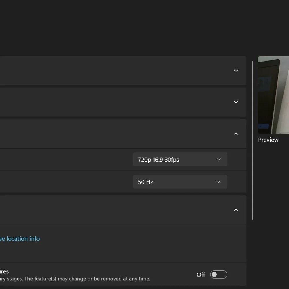 MICROSOFT LifeCam Cinema HD 720p Webcam | 1393 P/N X823015-001 H5D-00013 USED